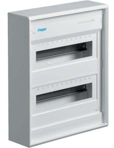UNTERVERTEILER.DE: Hager Unterverteiler 2-Reihig Aufputz ohne Tür