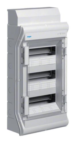 UNTERVERTEILER.DE: HAGER Kleinverteiler AP 3x12TE Kst IP65 VE312DN