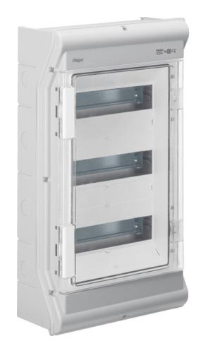 UNTERVERTEILER.DE: HAGER Kleinverteiler AP 3x12TE Kst IP65 VE312SN