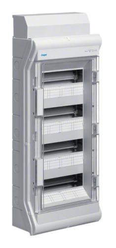 UNTERVERTEILER.DE: HAGER Kleinverteiler AP 4x12TE Kst IP65 VE412DN