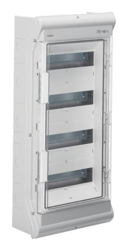 UNTERVERTEILER.DE: HAGER Kleinverteiler AP 4x12TE Kst IP65 VE412SN