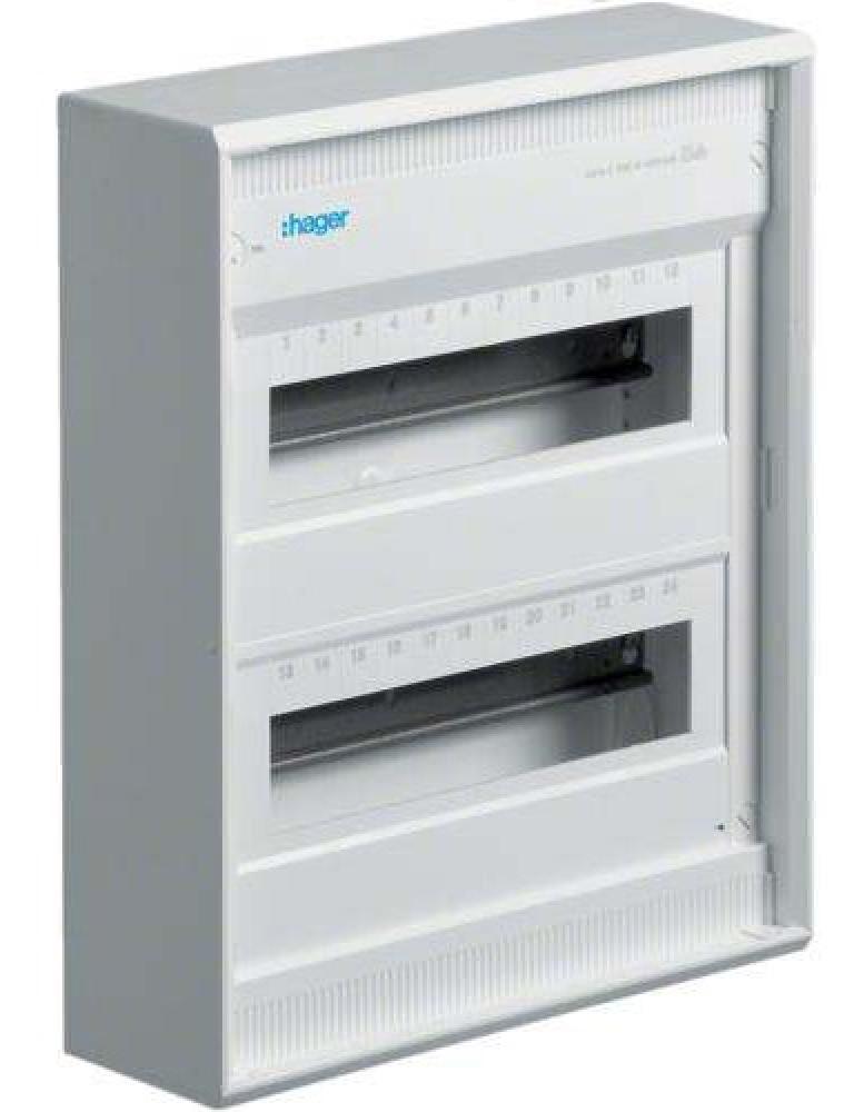 UNTERVERTEILER.DE: Hager Unterverteiler 2-Reihig Aufputz ohne Tür