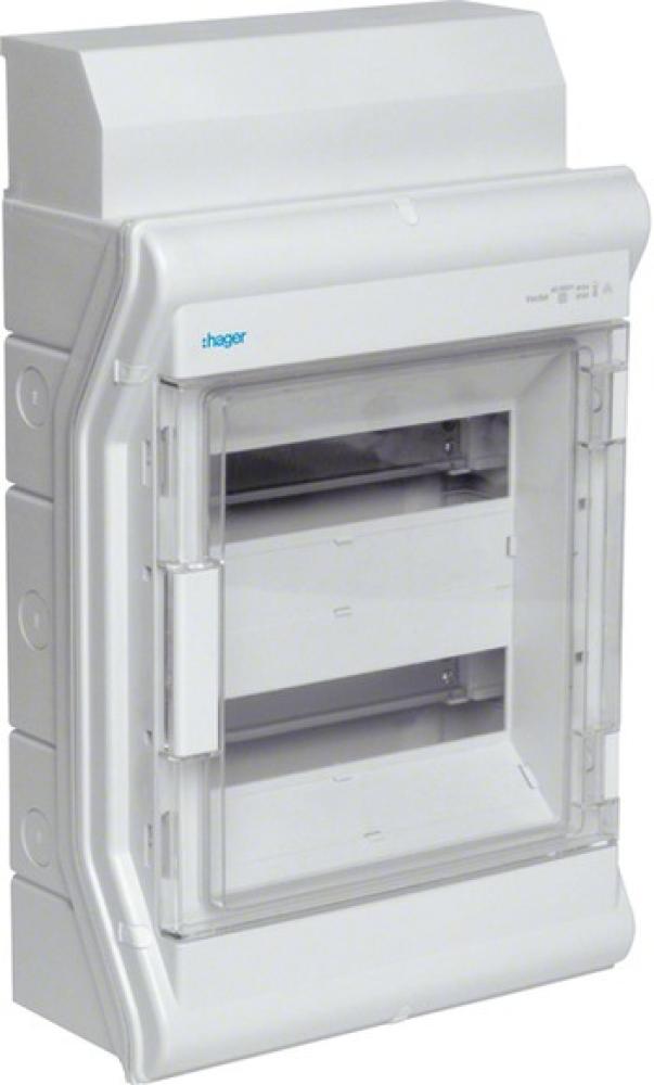 UNTERVERTEILER.DE: HAGER Kleinverteiler AP 2x12TE Kst IP65 VE212SN